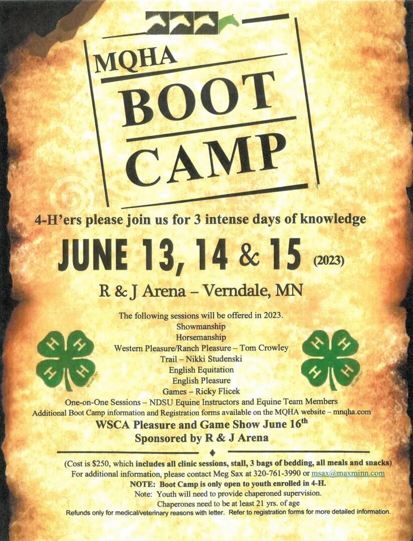 A flyer with description about Boot Camp